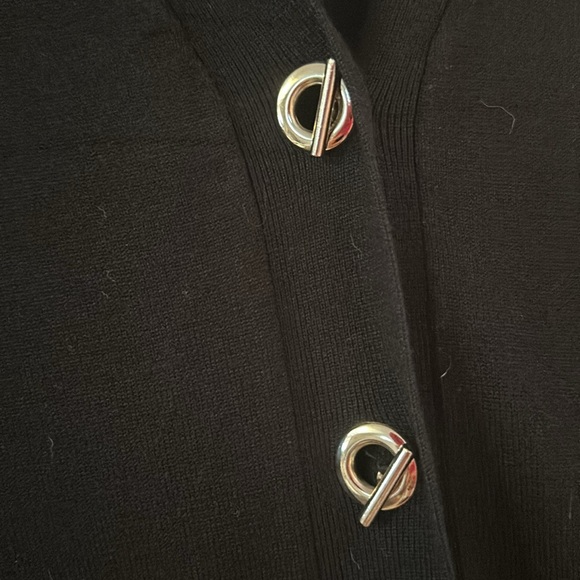 Grace Elements black tunic cardigan small NWT - Picture 2 of 4